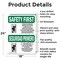 Signmission Safety Culture Sign, 18 in Width, Aluminum, Rectangle, Bilingual OS-2PACK-SF-A-1824-L-10736 - alternate 3